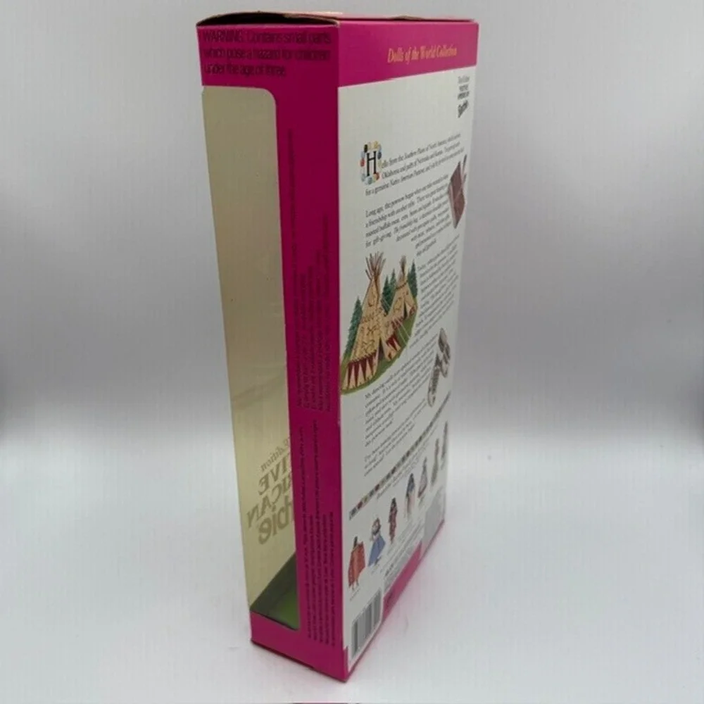 Native American Barbie Dolls of the World 3rd Edition 1993 Mattel 12699 Pink New